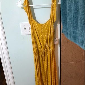 Yellow summer dress